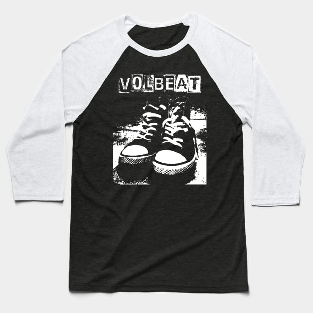 volbeat sneakers Baseball T-Shirt by sneaky geek studio